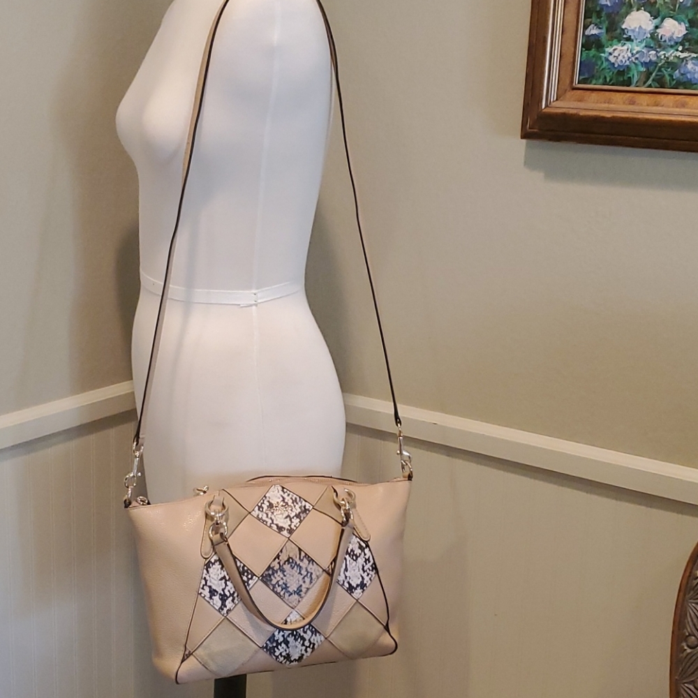 *Sale* Coach Snake Patchwork Bag - image 3